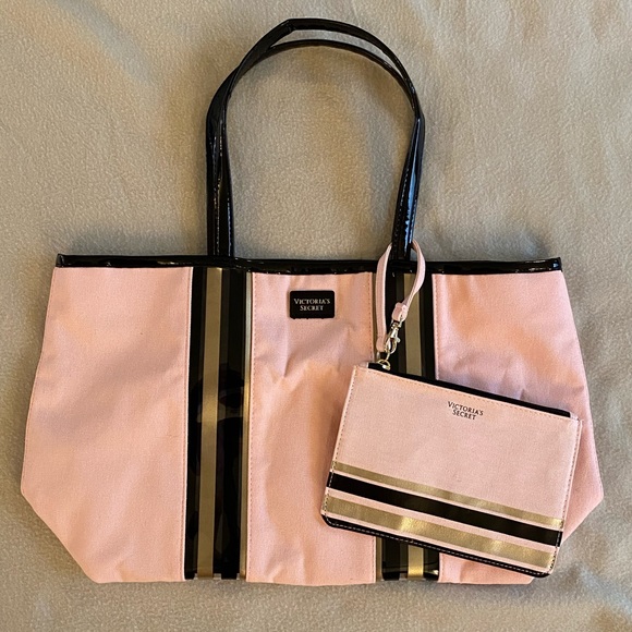 Victoria's Secret Handbags - Victoria's Secret Tote Bag and Wristlet